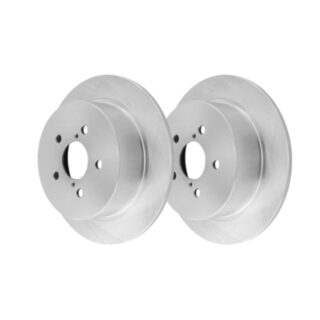 Rear Geomet Coated Anti Rust Brake Rotor Set of 2