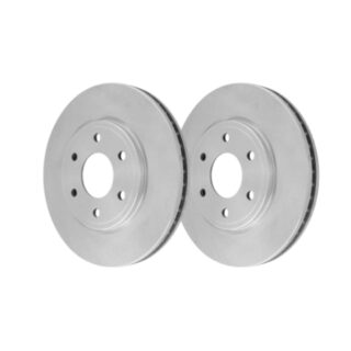 Front Geomet Coated Anti Rust Brake Rotor Set of 2