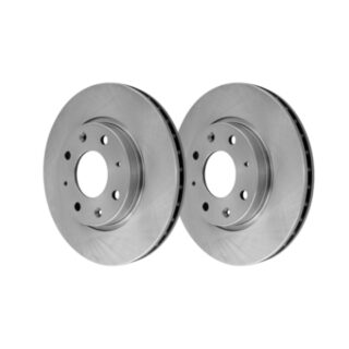 Front Geomet Coated Anti Rust Brake Rotor Set of 2
