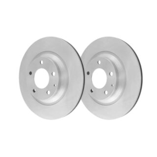 Rear Geomet Coated Anti Rust Brake Rotor Set of 2