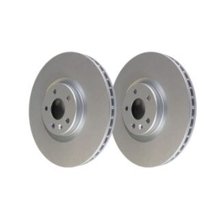 Rear Geomet Coated Anti Rust Brake Rotor Set of 2
