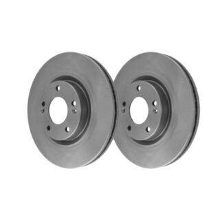 Front Geomet Coated Anti Rust Brake Rotor Set of 2