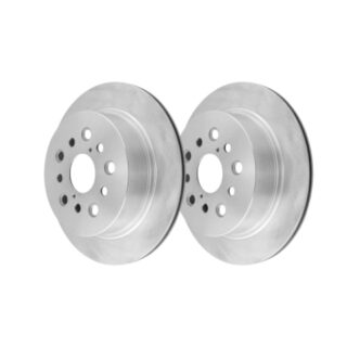 Rear Geomet Coated Anti Rust Brake Rotor Set of 2