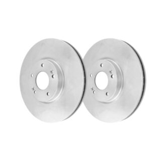 Front Geomet Coated Anti Rust Brake Rotor Set of 2