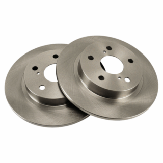 Rear Geomet Coated Anti Rust Brake Rotor Set of 2