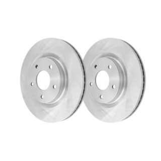 Front Geomet Coated Anti Rust Brake Rotor Set of 2