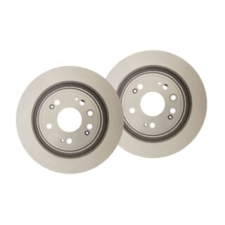 Rear Geomet Coated Anti Rust Brake Rotor Set of 2