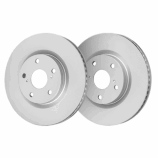 Front Geomet Coated Anti Rust Brake Rotor Set of 2