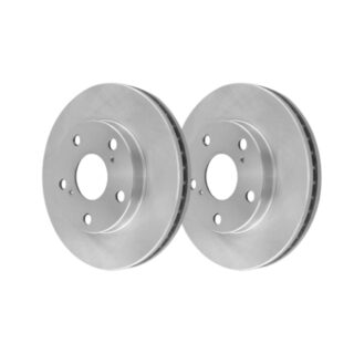 Front Geomet Coated Anti Rust Brake Rotor Set of 2