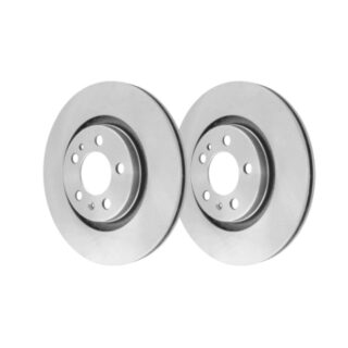 Front Geomet Coated Anti Rust Brake Rotor Set of 2
