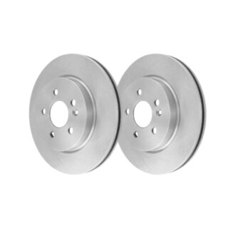 Front Geomet Coated Anti Rust Brake Rotor Set of 2