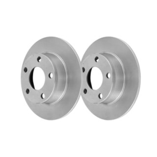 Rear Geomet Coated Anti Rust Brake Rotor Set of 2