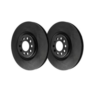 Front Geomet Coated Anti Rust Brake Rotor Set of 2