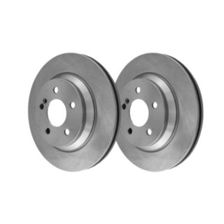 Rear Geomet Coated Anti Rust Brake Rotor Set of 2