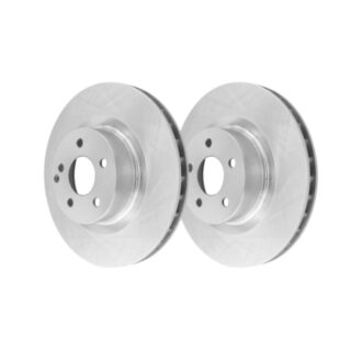Front Geomet Coated Anti Rust Brake Rotor Set of 2