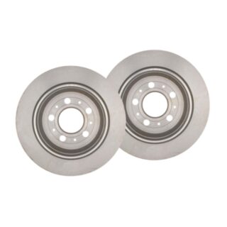 Rear Geomet Coated Anti Rust Brake Rotor Set of 2