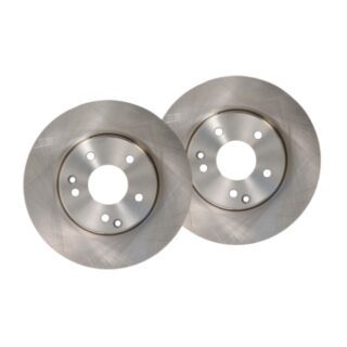 Front Geomet Coated Anti Rust Brake Rotor Set of 2