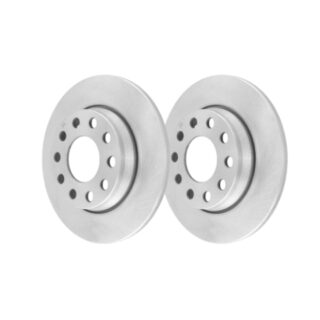 Rear Geomet Coated Anti Rust Brake Rotor Set of 2