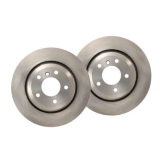 Rear Geomet Coated Anti Rust Brake Rotor Set of 2