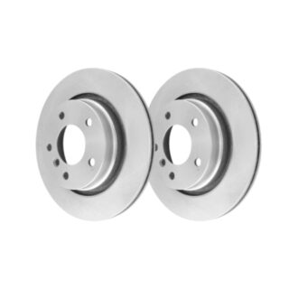 Rear Geomet Coated Anti Rust Brake Rotor Set of 2