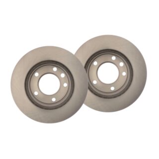 Front Geomet Coated Anti Rust Brake Rotor Set of 2
