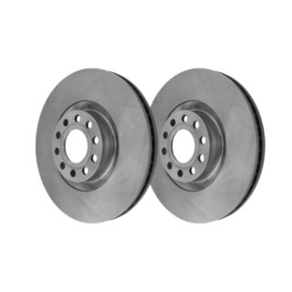 Front Geomet Coated Anti Rust Brake Rotor Set of 2