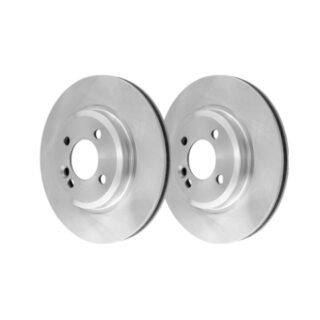 Front Geomet Coated Anti Rust Brake Rotor Set of 2