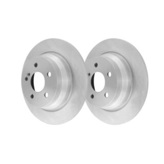 Rear Geomet Coated Anti Rust Brake Rotor Set of 2
