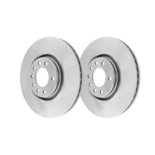 Front Geomet Coated Anti Rust Brake Rotor Set of 2