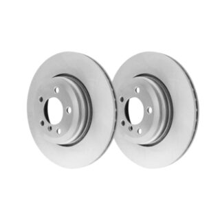 Rear Geomet Coated Anti Rust Brake Rotor Set of 2