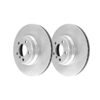 Front Geomet Coated Anti Rust Brake Rotor Set of 2