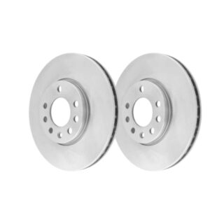 Front Geomet Coated Anti Rust Brake Rotor Set of 2