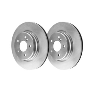 Rear Geomet Coated Anti Rust Brake Rotor Set of 2
