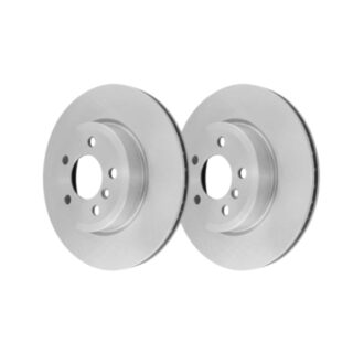Front Geomet Coated Anti Rust Brake Rotor Set of 2