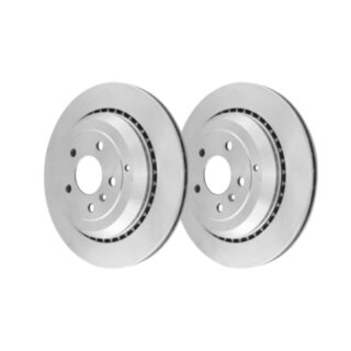 Rear Geomet Coated Anti Rust Brake Rotor Set of 2