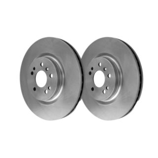 Front Geomet Coated Anti Rust Brake Rotor Set of 2