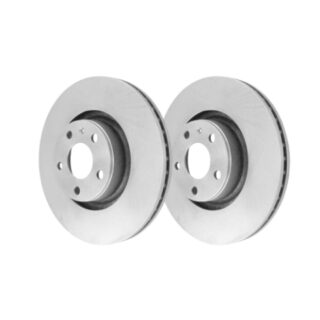 Front Geomet Coated Anti Rust Brake Rotor Set of 2