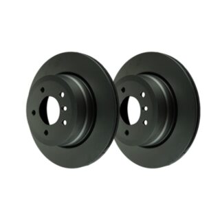 Rear Geomet Coated Anti Rust Brake Rotor Set of 2