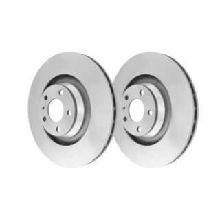 Front Geomet Coated Anti Rust Brake Rotor Set of 2