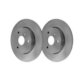 Front Geomet Coated Anti Rust Brake Rotor Set of 2