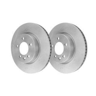 Front Geomet Coated Anti Rust Brake Rotor Set of 2