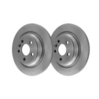 Rear Geomet Coated Anti Rust Brake Rotor Set of 2