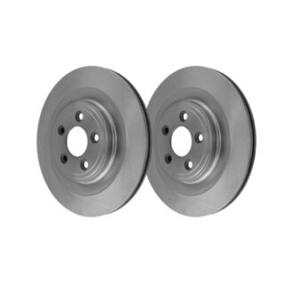 Rear Geomet Coated Anti Rust Brake Rotor Set of 2