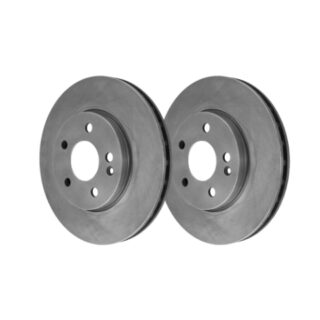 Front Geomet Coated Anti Rust Brake Rotor Set of 2
