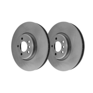 Front Geomet Coated Anti Rust Brake Rotor Set of 2