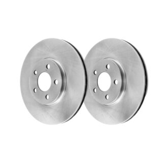 Front Geomet Coated Anti Rust Brake Rotor Set of 2