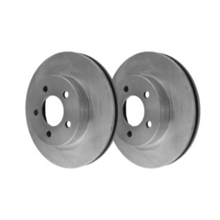 Front Geomet Coated Anti Rust Brake Rotor Set of 2