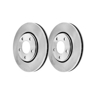 Front Geomet Coated Anti Rust Brake Rotor Set of 2