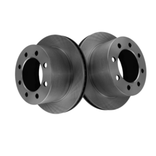 Rear Geomet Coated Anti Rust Brake Rotor Set of 2