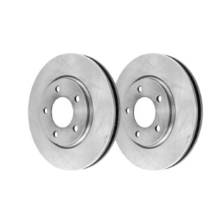 Front Geomet Coated Anti Rust Brake Rotor Set of 2